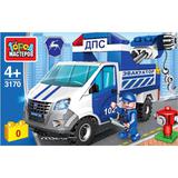 Конструктор "полиция: газель- эвакуатор", 91 дет., . ТМ "Город мастеров"