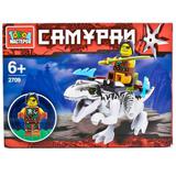 КОНСТРУКТОР "ГОРОД МАСТЕРОВ" САМУРАЙ НА ДИНОЗАВРЕ, С ФИГУРКОЙ В РУСС. КОР.