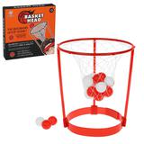 Набор для игры в баскетбол (пластик) 5 деталей + сетка, в компл-те шарики 20 шт., кольцо -24 см., высота 28 см.