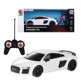 Машина р/у 1:24 Audi R8, аккум., бел.