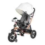 Велосипед-коляска 3кол. Stroller trike 10x10 AIR Car, молочный,  золот.металлик .