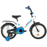 Велосипед NOVATRACK 16" FOREST, белый, сталь, тормоз нож, полная защ.цепи
