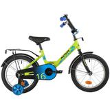 Велосипед NOVATRACK 16" FOREST, зеленый, сталь, тормоз нож, полная защ.цепи