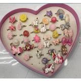 Набор украшений Рыжий кот Кольца "Красавица 4" 36 штук металлические