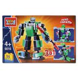 КОНСТРУКТОР "ГОРОД МАСТЕРОВ" РОБОТ 3в1, 55дет. в русс. кор. 