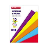 Цветная бумага ErichKrause 10 листов, 10 цветов