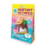 Набор для творчества Фантазер Магнит из гипса Апельсиновый Мусс