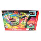 Игр.набор Автотрек, в комплекте: деталей 118шт., предметов 4шт., машина эл., эл.пит.АА*1шт.не вх.в комплект, коробка