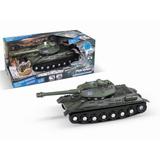 Танк инерц. с 4-мя ведущими колёсами, свет, звук, тестовые эл.пит.AG13*3шт.вх.в комплект, коробка