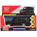 Машина металл "MERCEDES-BENZ G-CLASS" 12см, открыв двери, инерц, черный Технопарк