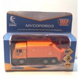 Машина металл KAMAZ МУСОРОВОЗ, 12 см, двери., подвиж.дет., инерц., кор. Технопарк