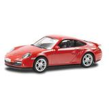 Машинка металлическая Uni-Fortune RMZ City 1:43 Porsche 911 Turbo, без механизмов (цвет красный)