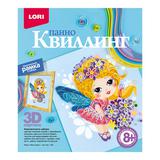 Набор для творчества LORI Квиллинг. Панно "Фея полей"