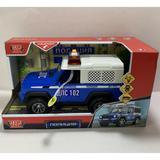 Машина пластик свет-звук ПОЛИЦИЯ 23 см, откр. двер. и баг., инерц, кор. Технопарк