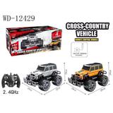 Машинка на радиоуправлении Junfa трюковая Внедорожник, 2,4Ггц, широкие колеса, аккумуляторный блок 1:14