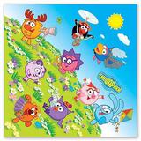 Товары для праздника Веселая Затея Салфетка Смешарики 33см 16шт