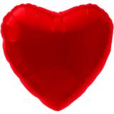 Шар (18""46 см) Сердце, Красный, 1 шт