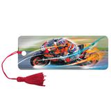 Закладка дкниг 3D BRAUBERG, объемная, "Мотогонки", с декоративным шнурком-завязкой, 125769