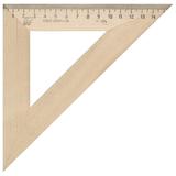 Треугольник деревянный, угол 45, 16 см, УЧД, С16 210154