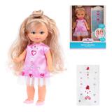 Кукла Элиза 25см  Уроки дизайна, с наклейками