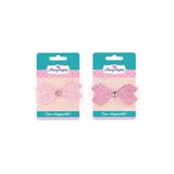 Набор зажимов для волос "Блестящие банты" , 1 шт., 10*9 см., в ассорт