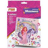 Набор д/творч. Алмазная мозаика «Принцесса с единорогом», 17*21см