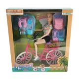 Игр. наб. "На прогулке", в компл., кукла 29см., предм.12шт., кор.