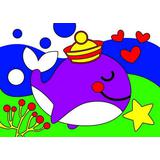 Набор для творчества LORI Картина по номерам для малышей Счастливый дельфинчик