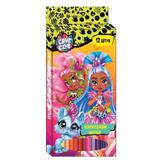 Карандаши цветные CENTRUM Cave Club 12 цветов, шестигранные, пластиковые