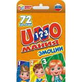 Эмоции. Уномания. Коробка с европодвесом. карточки 72 шт. 85х62 мм. Умные игры 