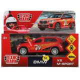Машина металл свет-звук BMW X5 M-SPORT 12 см, двери, багаж, кор. Технопарк 