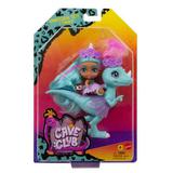 Игровой набор Mattel Cave Club Пещерные малыши Кукла с динозавром