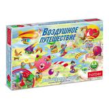 Настольня игра Hatber ходилка Воздушное путешествие с кубиком и фишками 62*40 см в подарочной коробке