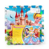 КОВРИК-ПАЗЛ "ИГРАЕМ ВМЕСТЕ" "ПРИНЦЕССЫ" 8 СЕГМЕНТОВ, КАЖДЫЙ 31.5*31.5СМ В ПАК. 
