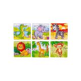 Головоломка пазл Woodlandtoys Собирай-ка.Африка 12*12*2 см