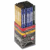 Карандаш чернографитный BRAUBERG "PREMIUM TURKEY", 1 шт,
"Mosaic", НВ, ассорти, дисплей, 181569