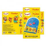 Настольная игра пинбол, Три Кота кор.19,5*14,5*3см ИГРАЕМ ВМЕСТЕ