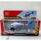 Модель пластик свет-звук ВЕРТОЛЕТ ПОЛИЦИЯ 20 см, подв. дет., инерц., кор. Технопарк