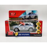 Машина металл свет-звук HYUNDAI TUCSON ПОЛИЦИЯ 12 см, двер, баг, инер, кор. Технопарк