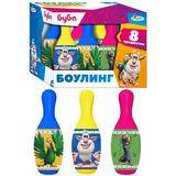 Набор для боулинга БУБА 6 кеглей+2мяча ИГРАЕМ ВМЕСТЕ