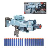 Бластер, в комплекте: мягкие пули 20шт., элементы питания АА*3шт. не входят в комплект