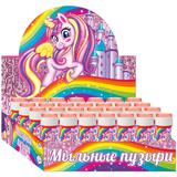 Мыльные пузыри единороги 60мл ИГРАЕМ ВМЕСТЕ уп-36шт