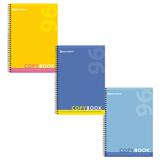 Тетрадь А4, 96 листов, BRAUBERG ЭКО, гребень, клетка, обложка
картон, ОДИН ЦВЕТ, 401882