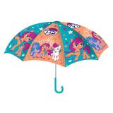 Зонт детский МОЙ МАЛЕНЬКИЙ ПОНИ r-45см, ткань, полуавтомат ИГРАЕМ ВМЕСТЕ