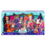 Игровой набор из трех кукол Mattel Enchantimals Волшебные русалочки с питомцами и аксессуарами