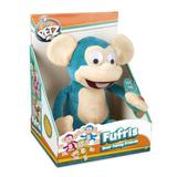 Игрушка интерактивная IMC Toys Club Petz Funny Обезьянка Fufris интерактивная, смеётся и подпрыгивает, звуковые эффекты, мягконабивная, голубая