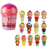 Кукла IMC Toys Cry Babies Magic Tears серия Tutti Frutti Плачущий младенец в комплекте с домиком и аксессуарами, розовый