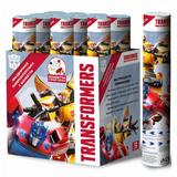 Пневмохлопушка с конфетти в виде героев Трансформеры 30см, 12шт, Товары для праздника