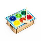 Развивающая игрушка Woodlandtoys Стучалка Краски 15*20