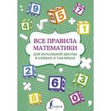 Книжка Все правила математики для начальной школы в схемах и таблицах